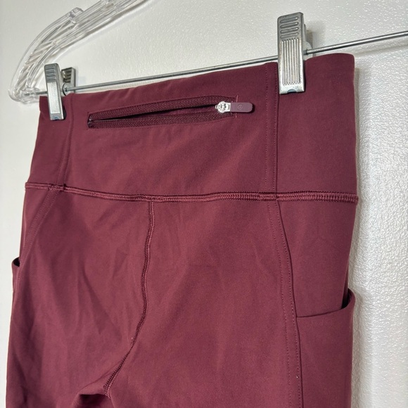 Lululemon Sharp Turns Crop 17” - Redwood - Size 2 (W6AMES) Capri Leggings‎ - Picture 14 of 15
